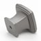 Gliderite Hardware 1-1/4 in. Graphite Gray Square Cabinet Knob, 5PK 81091-GPH-5 - alternate 2